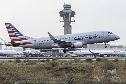 Compass Airlines Embraer ERJ-175 N200NN at Los Angeles International Airport (KLAX/LAX) Compass Airlines Embraer ERJ-175 N200NN at Los Angeles International Airport (KLAX/LAX)