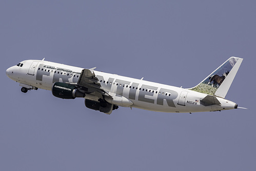 Frontier Airlines Airbus A320-200 N203FR at Los Angeles International Airport (KLAX/LAX)
