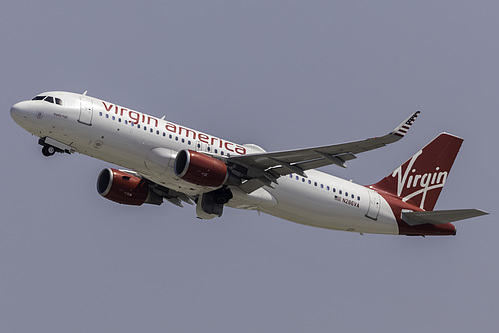 Virgin America Airbus A320-200 N286VA at Los Angeles International Airport (KLAX/LAX)
