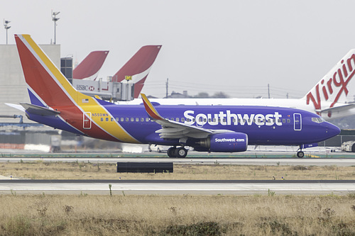 Southwest Airlines Boeing 737-700 N559WN at Los Angeles International Airport (KLAX/LAX) Southwest Airlines Boeing 737-700 N559WN at Los Angeles International Airport (KLAX/LAX)