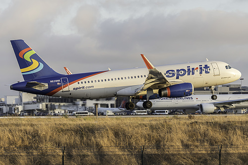 Spirit Airlines Airbus A320-200 N639NK at Los Angeles International Airport (KLAX/LAX)