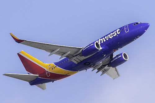 Southwest Airlines Boeing 737-700 N7834A at Los Angeles International Airport (KLAX/LAX)