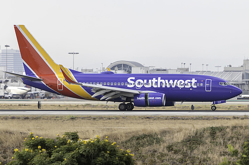 Southwest Airlines Boeing 737-700 N7848A at Los Angeles International Airport (KLAX/LAX) Southwest Airlines Boeing 737-700 N7848A at Los Angeles International Airport (KLAX/LAX)