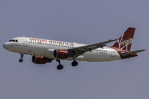 Virgin America Airbus A320-200 N836VA at Los Angeles International Airport (KLAX/LAX)