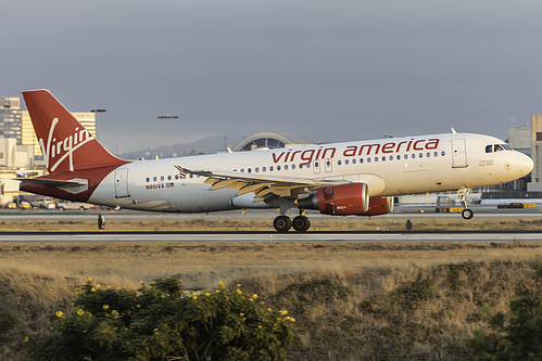 Virgin America Airbus A320-200 N851VA at Los Angeles International Airport (KLAX/LAX)