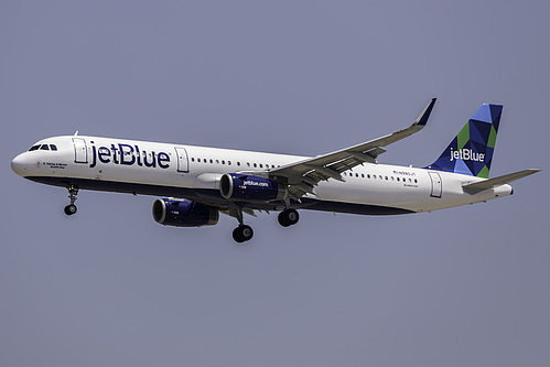 JetBlue Airways Airbus A321-200 N980JT at Los Angeles International Airport (KLAX/LAX) JetBlue Airways Airbus A321-200 N980JT at Los Angeles International Airport (KLAX/LAX)