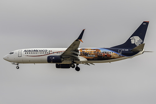 Aeroméxico Boeing 737-800 XA-AMS at Los Angeles International Airport (KLAX/LAX)