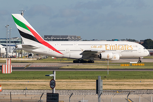 Emirates Airbus A380-800 A6-EDI at London Heathrow Airport (EGLL/LHR)