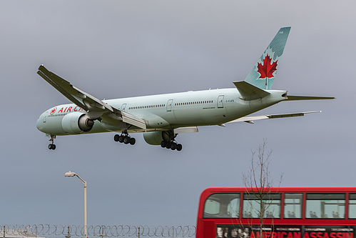 Air Canada Boeing 777-300ER C-FJZS at London Heathrow Airport (EGLL/LHR) Air Canada Boeing 777-300ER C-FJZS at London Heathrow Airport (EGLL/LHR)