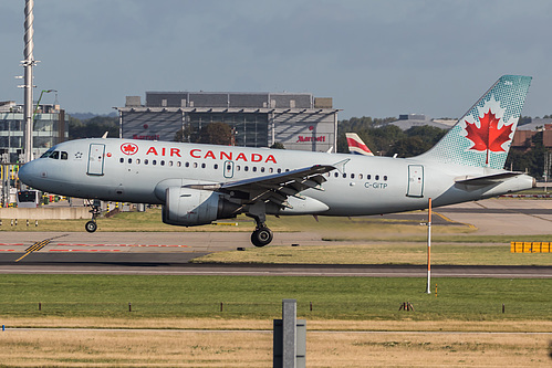 Air Canada Airbus A319-100 C-GITP at London Heathrow Airport (EGLL/LHR)