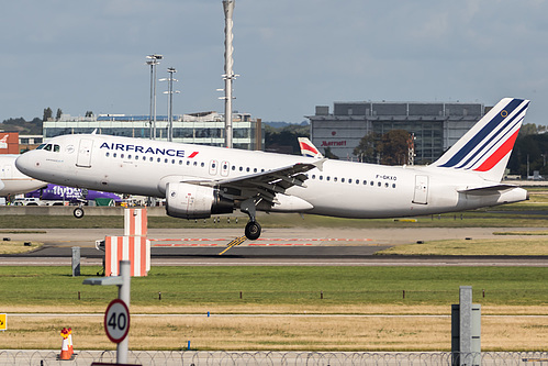Air France Airbus A320-200 F-GKXO at London Heathrow Airport (EGLL/LHR) Air France Airbus A320-200 F-GKXO at London Heathrow Airport (EGLL/LHR)