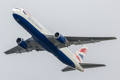 British Airways Boeing 767-300ER G-BNWB at London Heathrow Airport (EGLL/LHR) British Airways Boeing 767-300ER G-BNWB at London Heathrow Airport (EGLL/LHR)