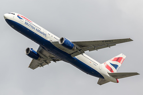 British Airways Boeing 767-300ER G-BNWX at London Heathrow Airport (EGLL/LHR) British Airways Boeing 767-300ER G-BNWX at London Heathrow Airport (EGLL/LHR)