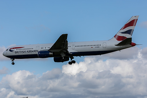 British Airways Boeing 767-300ER G-BZHB at London Heathrow Airport (EGLL/LHR)