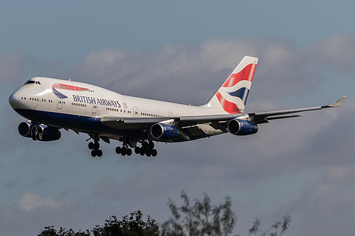British Airways Boeing 747-400 G-CIVY at London Heathrow Airport (EGLL/LHR) British Airways Boeing 747-400 G-CIVY at London Heathrow Airport (EGLL/LHR)