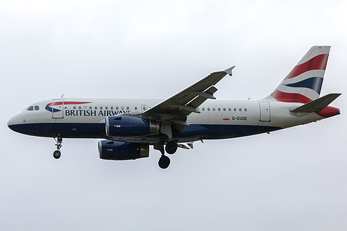 British Airways Airbus A319-100 G-EUOE at London Heathrow Airport (EGLL/LHR)