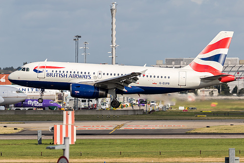 British Airways Airbus A319-100 G-EUPB at London Heathrow Airport (EGLL/LHR)