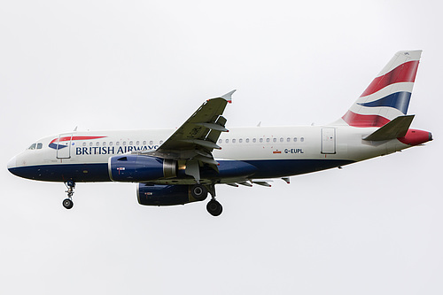 British Airways Airbus A319-100 G-EUPL at London Heathrow Airport (EGLL/LHR) British Airways Airbus A319-100 G-EUPL at London Heathrow Airport (EGLL/LHR)