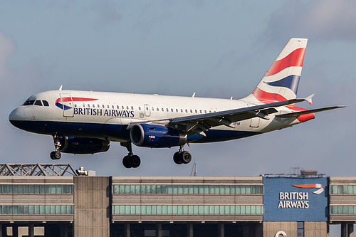 British Airways Airbus A319-100 G-EUPM at London Heathrow Airport (EGLL/LHR)