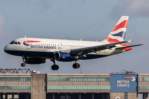British Airways Airbus A319-100 G-EUPM at London Heathrow Airport (EGLL/LHR) British Airways Airbus A319-100 G-EUPM at London Heathrow Airport (EGLL/LHR)