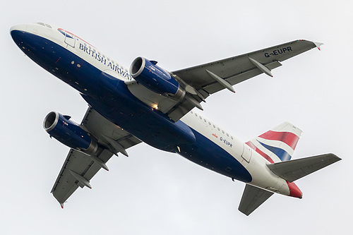 British Airways Airbus A319-100 G-EUPR at London Heathrow Airport (EGLL/LHR) British Airways Airbus A319-100 G-EUPR at London Heathrow Airport (EGLL/LHR)