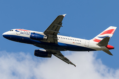 British Airways Airbus A319-100 G-EUPS at London Heathrow Airport (EGLL/LHR) British Airways Airbus A319-100 G-EUPS at London Heathrow Airport (EGLL/LHR)