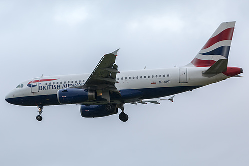 British Airways Airbus A319-100 G-EUPT at London Heathrow Airport (EGLL/LHR) British Airways Airbus A319-100 G-EUPT at London Heathrow Airport (EGLL/LHR)