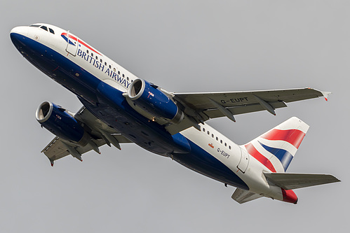 British Airways Airbus A319-100 G-EUPT at London Heathrow Airport (EGLL/LHR) British Airways Airbus A319-100 G-EUPT at London Heathrow Airport (EGLL/LHR)