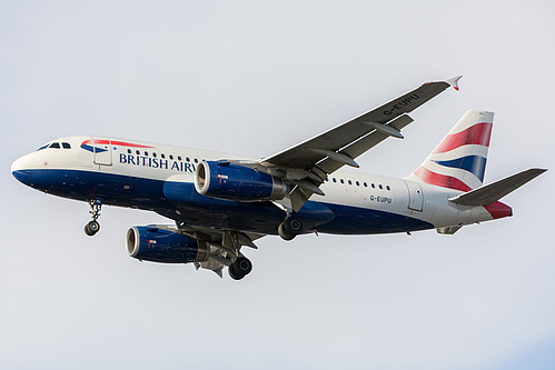British Airways Airbus A319-100 G-EUPU at London Heathrow Airport (EGLL/LHR)
