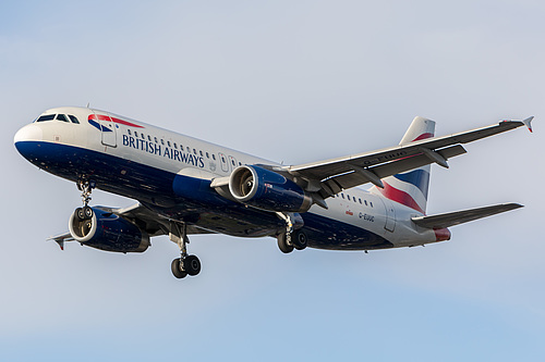 British Airways Airbus A320-200 G-EUUC at London Heathrow Airport (EGLL/LHR) British Airways Airbus A320-200 G-EUUC at London Heathrow Airport (EGLL/LHR)