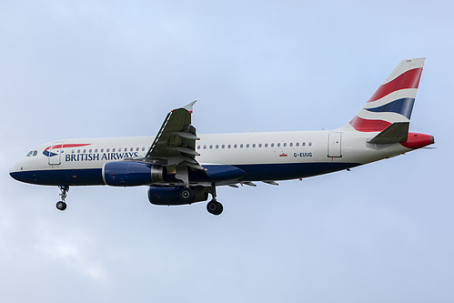 British Airways Airbus A320-200 G-EUUG at London Heathrow Airport (EGLL/LHR)