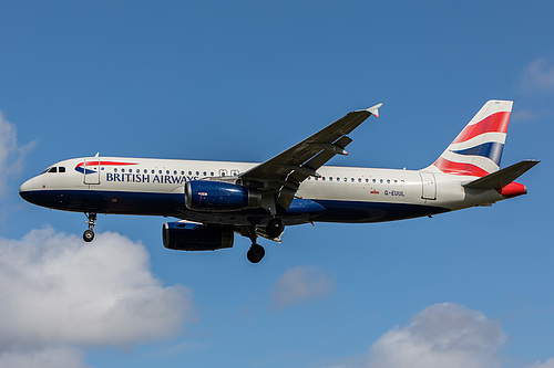 British Airways Airbus A320-200 G-EUUL at London Heathrow Airport (EGLL/LHR) British Airways Airbus A320-200 G-EUUL at London Heathrow Airport (EGLL/LHR)