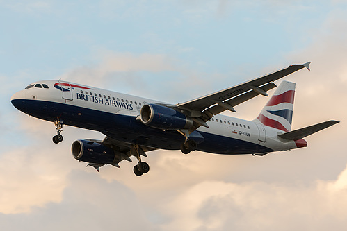 British Airways Airbus A320-200 G-EUUN at London Heathrow Airport (EGLL/LHR) British Airways Airbus A320-200 G-EUUN at London Heathrow Airport (EGLL/LHR)