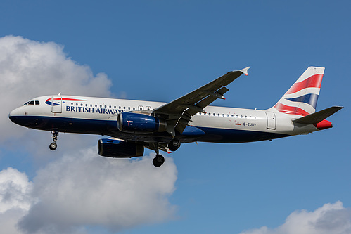 British Airways Airbus A320-200 G-EUUV at London Heathrow Airport (EGLL/LHR)