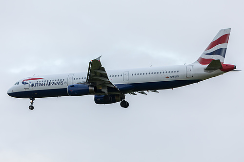 British Airways Airbus A321-200 G-EUXD at London Heathrow Airport (EGLL/LHR) British Airways Airbus A321-200 G-EUXD at London Heathrow Airport (EGLL/LHR)