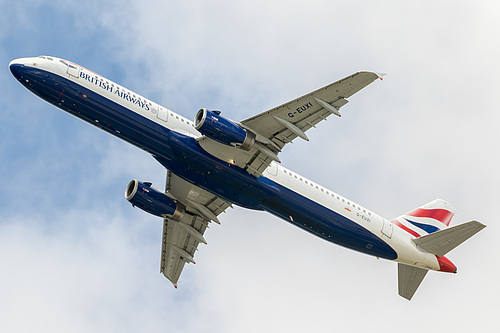 British Airways Airbus A321-200 G-EUXI at London Heathrow Airport (EGLL/LHR) British Airways Airbus A321-200 G-EUXI at London Heathrow Airport (EGLL/LHR)