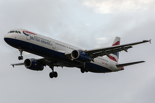 British Airways Airbus A321-200 G-EUXJ at London Heathrow Airport (EGLL/LHR) British Airways Airbus A321-200 G-EUXJ at London Heathrow Airport (EGLL/LHR)