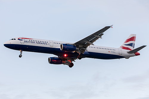 British Airways Airbus A321-200 G-EUXJ at London Heathrow Airport (EGLL/LHR) British Airways Airbus A321-200 G-EUXJ at London Heathrow Airport (EGLL/LHR)