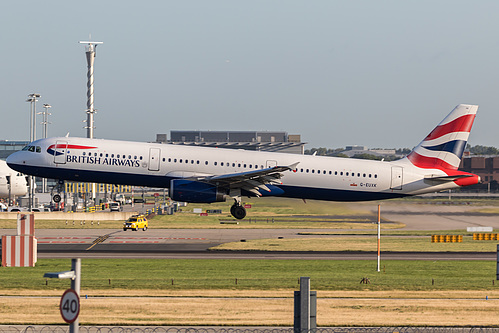 British Airways Airbus A321-200 G-EUXK at London Heathrow Airport (EGLL/LHR)