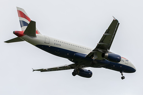 British Airways Airbus A320-200 G-EUYB at London Heathrow Airport (EGLL/LHR) British Airways Airbus A320-200 G-EUYB at London Heathrow Airport (EGLL/LHR)