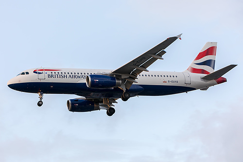 British Airways Airbus A320-200 G-EUYD at London Heathrow Airport (EGLL/LHR) British Airways Airbus A320-200 G-EUYD at London Heathrow Airport (EGLL/LHR)