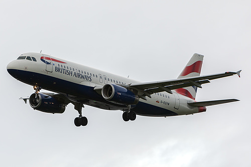 British Airways Airbus A320-200 G-EUYM at London Heathrow Airport (EGLL/LHR)