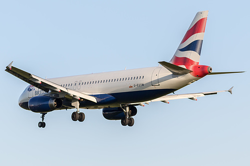 British Airways Airbus A320-200 G-EUYM at London Heathrow Airport (EGLL/LHR) British Airways Airbus A320-200 G-EUYM at London Heathrow Airport (EGLL/LHR)