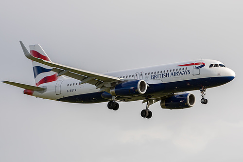 British Airways Airbus A320-200 G-EUYR at London Heathrow Airport (EGLL/LHR) British Airways Airbus A320-200 G-EUYR at London Heathrow Airport (EGLL/LHR)