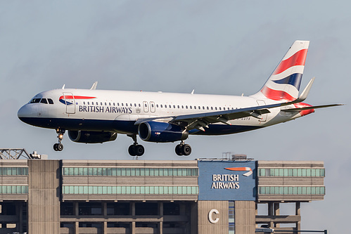 British Airways Airbus A320-200 G-EUYV at London Heathrow Airport (EGLL/LHR) British Airways Airbus A320-200 G-EUYV at London Heathrow Airport (EGLL/LHR)