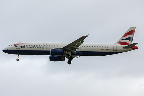 British Airways Airbus A321-200 G-MEDG at London Heathrow Airport (EGLL/LHR) British Airways Airbus A321-200 G-MEDG at London Heathrow Airport (EGLL/LHR)