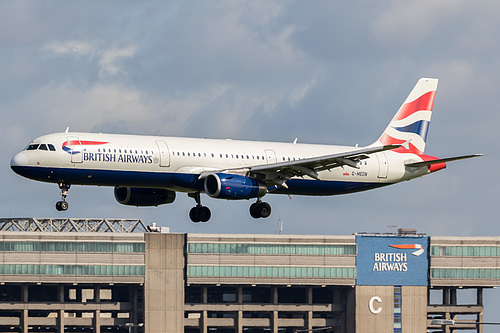 British Airways Airbus A321-200 G-MEDN at London Heathrow Airport (EGLL/LHR) British Airways Airbus A321-200 G-MEDN at London Heathrow Airport (EGLL/LHR)