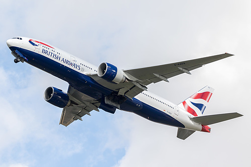 British Airways Boeing 777-200ER G-RAES at London Heathrow Airport (EGLL/LHR) British Airways Boeing 777-200ER G-RAES at London Heathrow Airport (EGLL/LHR)