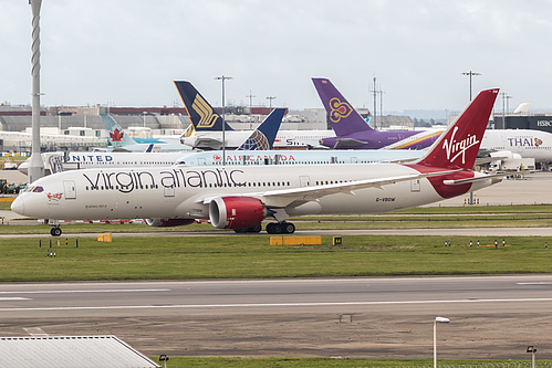 Virgin Atlantic Boeing 787-9 G-VBOW at London Heathrow Airport (EGLL/LHR)