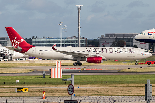 Virgin Atlantic Airbus A330-300 G-VGBR at London Heathrow Airport (EGLL/LHR)